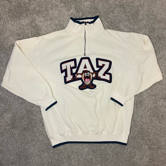 VINTAGE 90’s Taz Warner Bros. Sweatshirt - Picture 2 of 4
